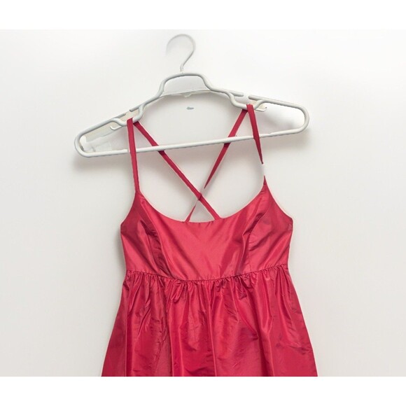 J. CREW Taffeta Pink Ballerina Dress Silk Sz 6 Barbiecore Coquette Legally Blond - Picture 3 of 8